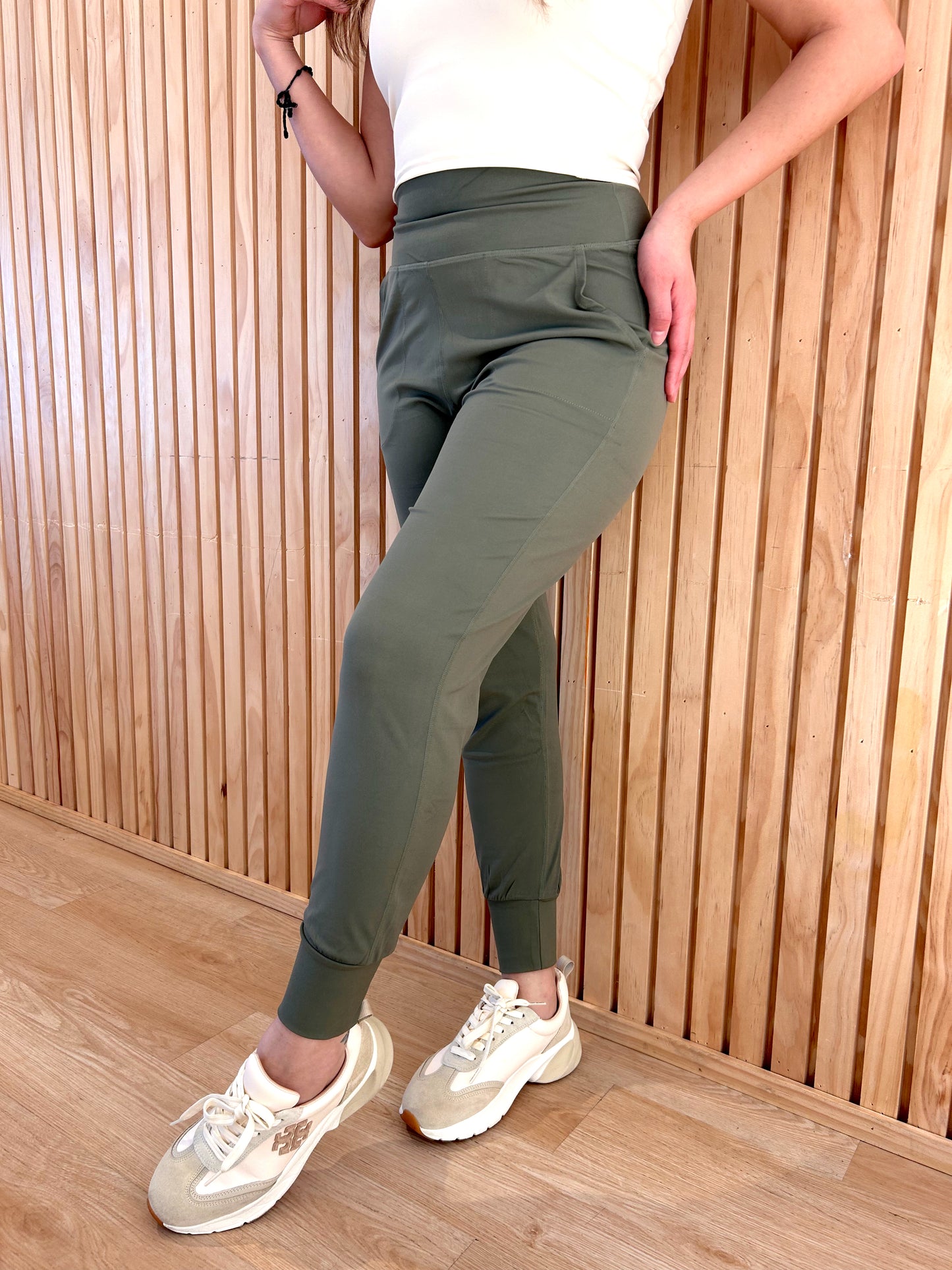 Soft Touch Jogger- Olive