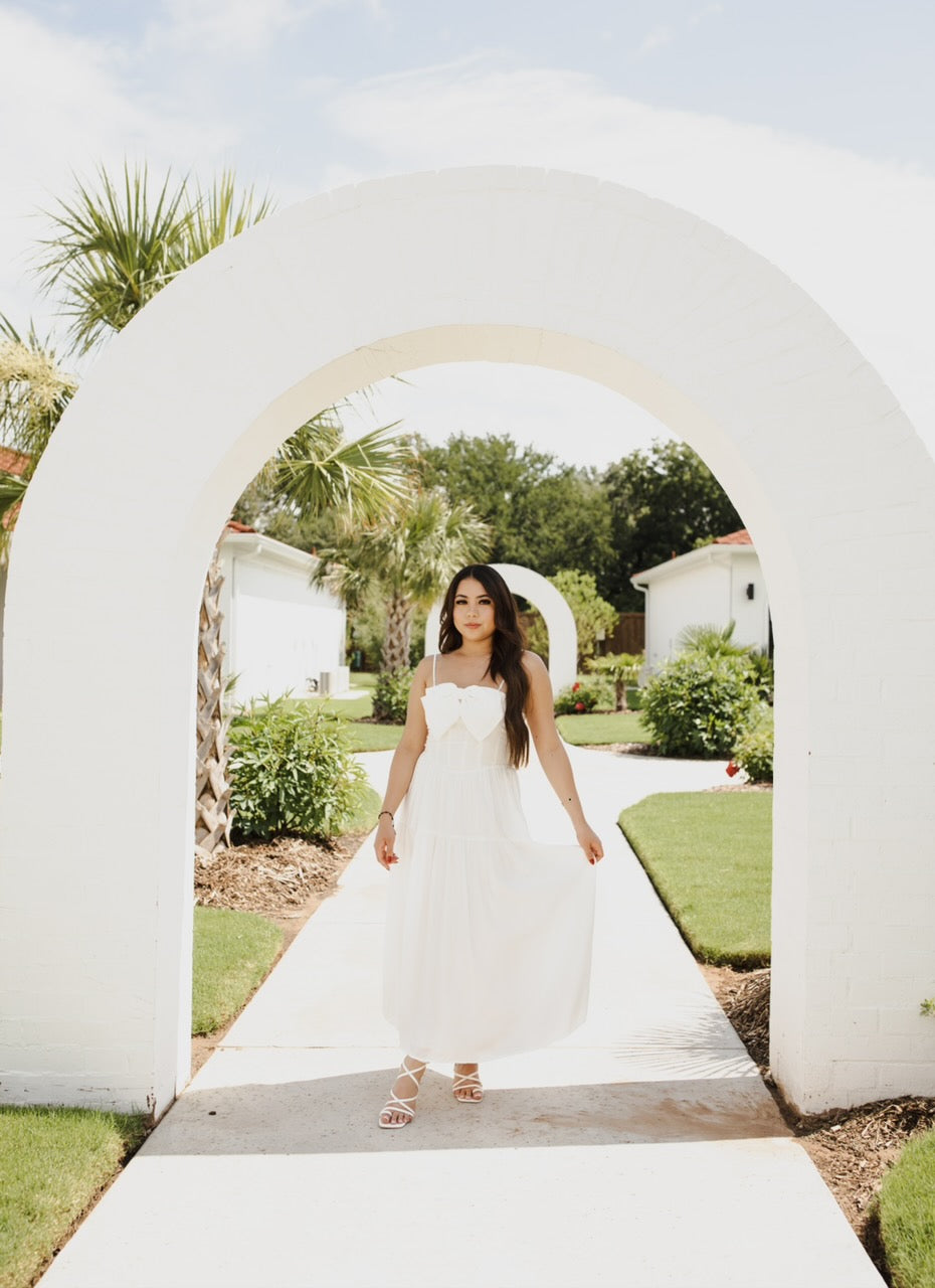 Ever After Edit - Bow Detail Midi Dress