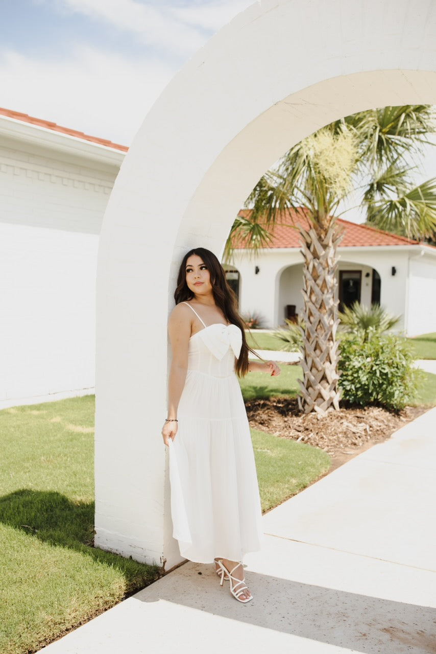 Ever After Edit - Bow Detail Midi Dress