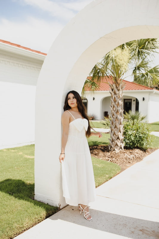 Ever After Edit - Bow Detail Midi Dress