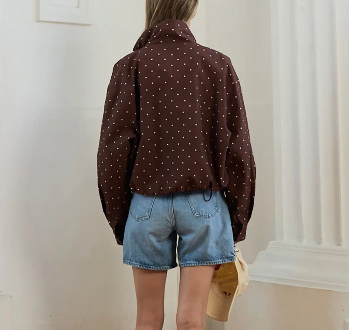 Polka Dot Lover - High Neck Jacket