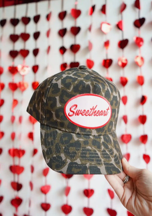 Sweetheart - Leopard Trucker Hat