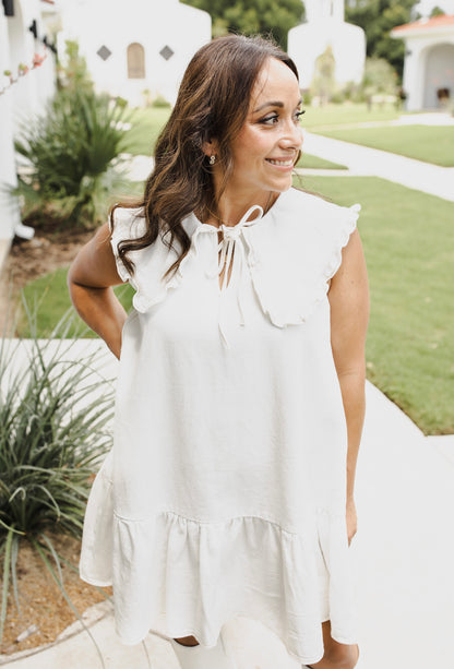 Last Rodeo - White Denim Dress