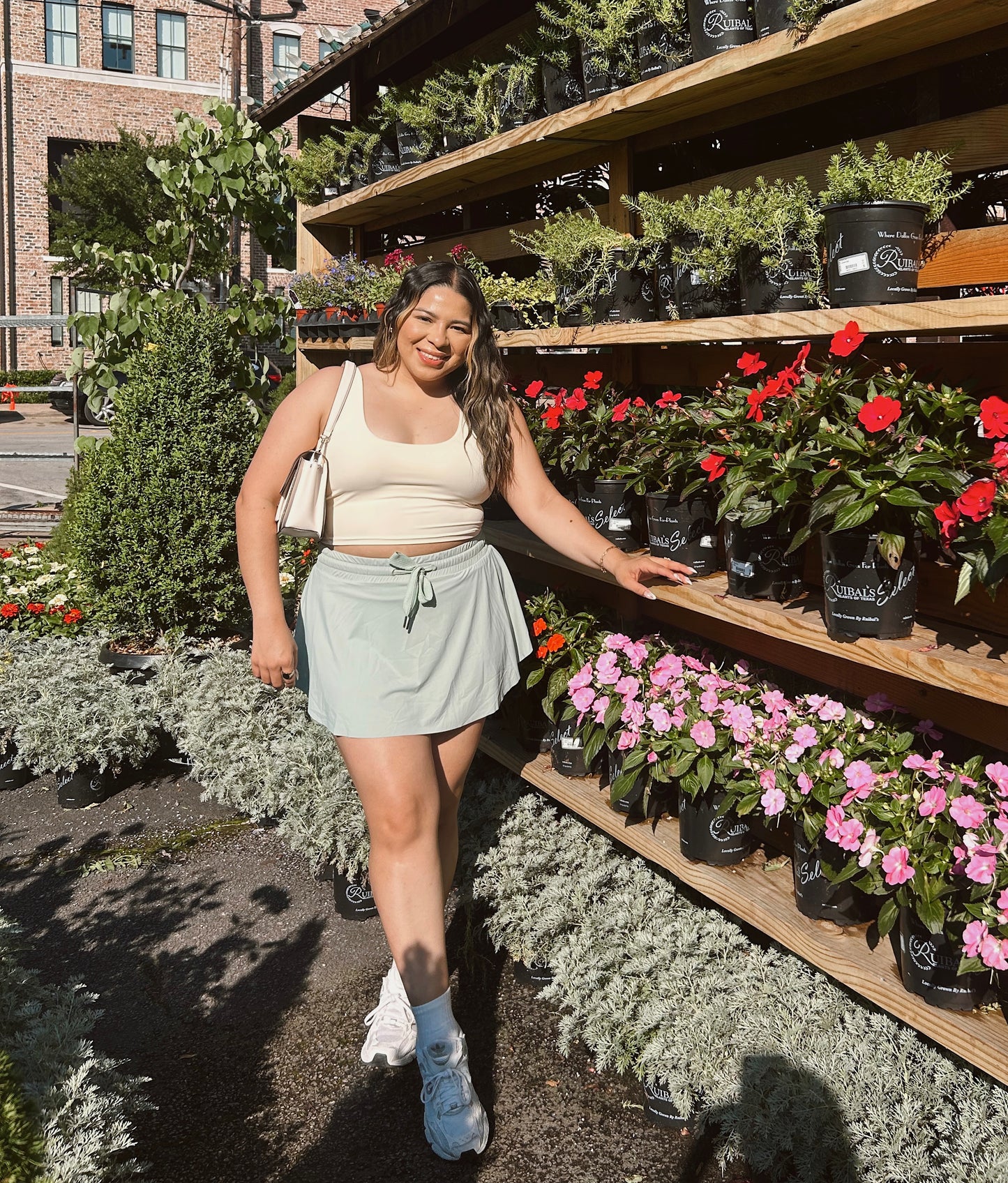 Fun + Flirty Summer Skort - Sage