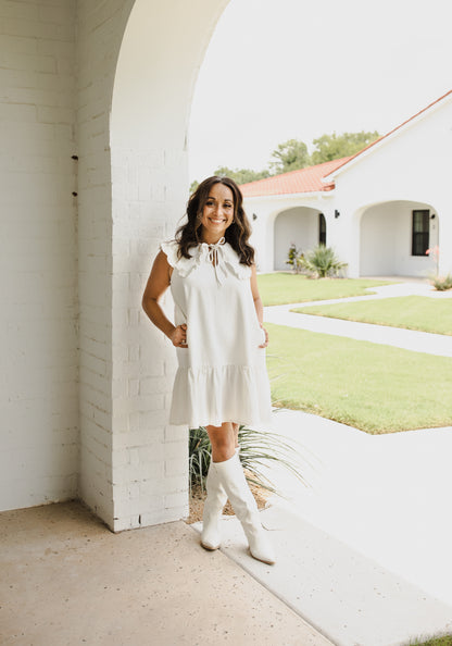 Last Rodeo - White Denim Dress