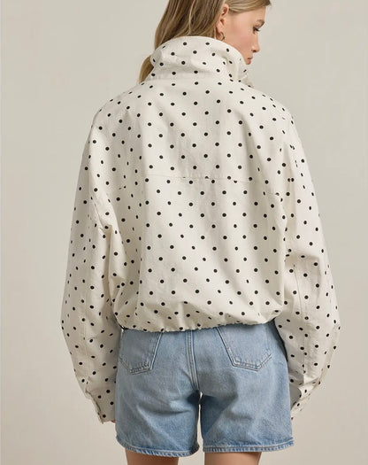 Polka Dot Lover - High Neck Jacket