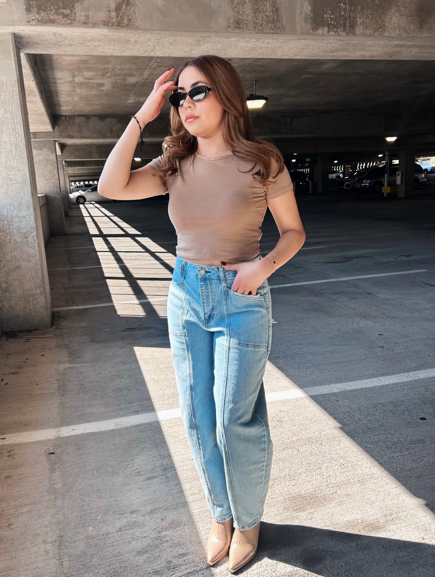 Katie Barrel Denim Jeans