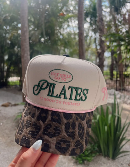 Hot Girls Go To Pilates -  Leopard Vintage Hat