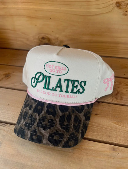 Hot Girls Go To Pilates -  Leopard Vintage Hat