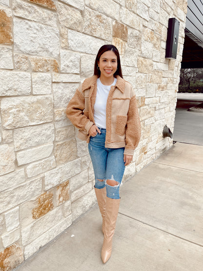 Golden Babe Sherpa Jacket