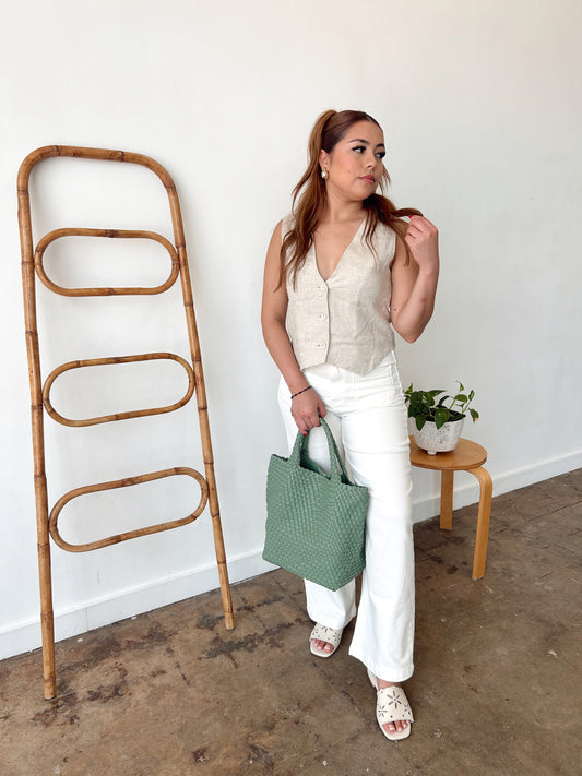 Taluluah- Linen Vest