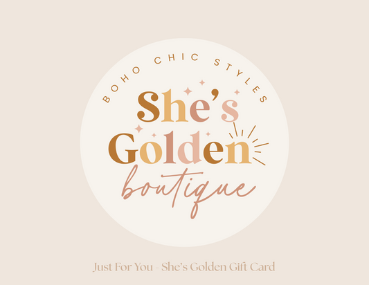 Gift Card - She's Golden Boutique