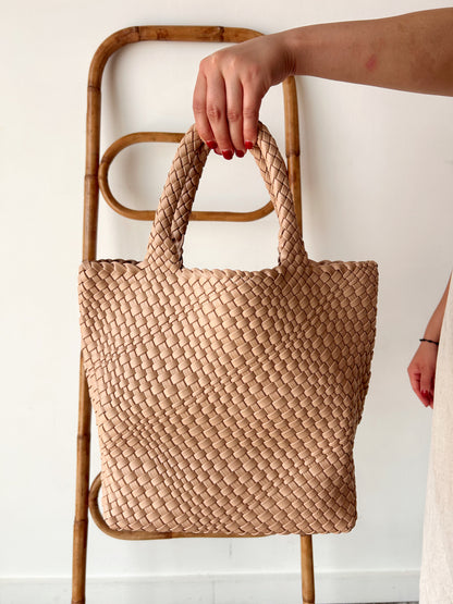 Summer Woven Tote Bag