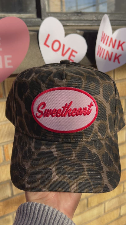 Sweetheart - Leopard Trucker Hat